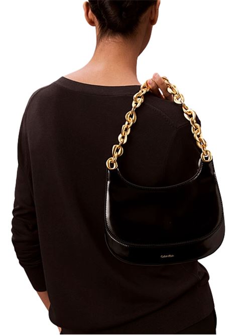 Borsa a tracolla con catena Calvin Klein | LV04F3403GUB1